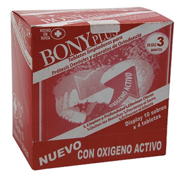 Bony Plus Tabletas Limpiadoras 10 Sobres