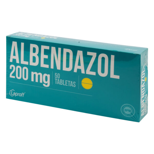 Albendazol 200 Mg 50 Tabletas Lp