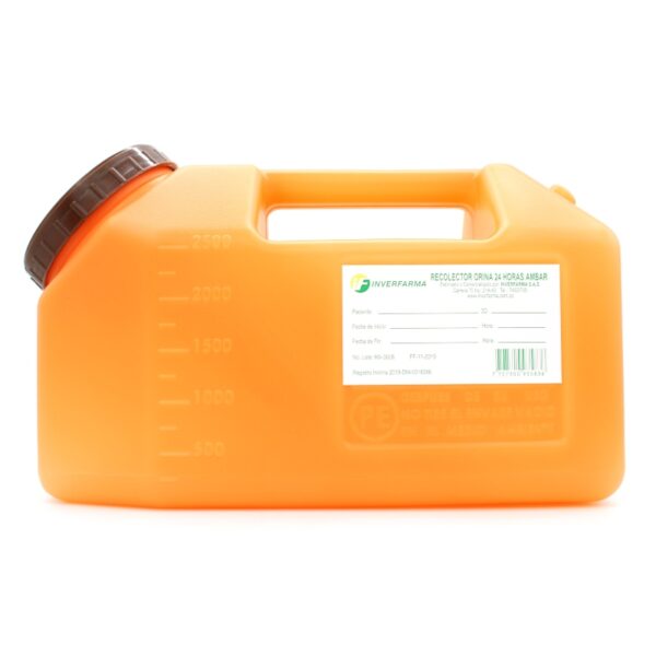 Frasco Orina Recolector 24 Horas  Inverfarma