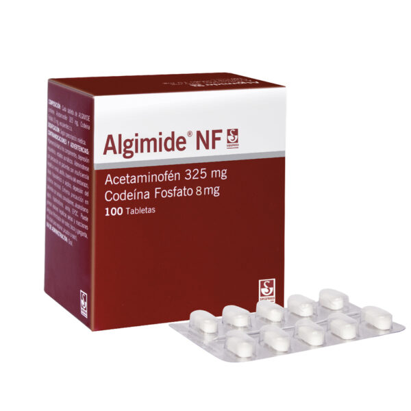 Algimide Nf 325/8 Mg 100 Tabletas