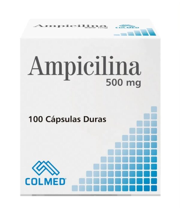 Ampicilina 500 Mg Caja 100 Capsulas Pc