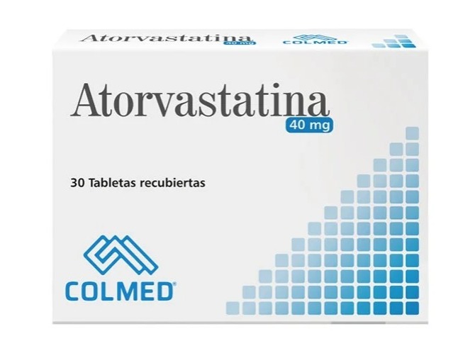 Atorvastatina 40 Mg 30 Tabletas Pc