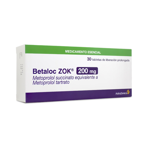 Betaloc Zok 200 Mg 30 Tabletas