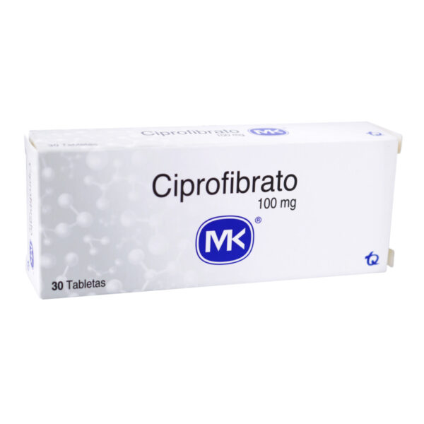 Ciprofibrato 100 Mg 30 Tabletas Mk