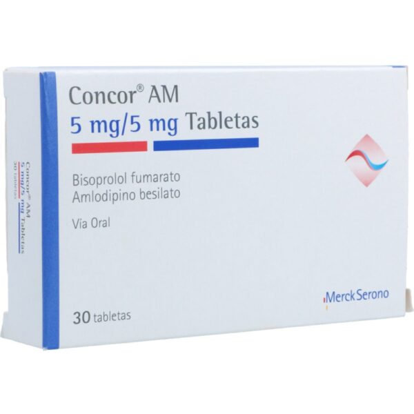 Concor Am 5 Mg/5 Mg 30 Tabletas