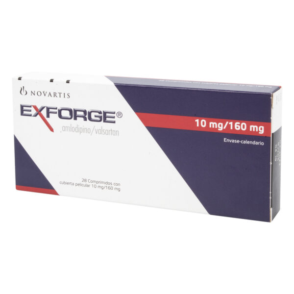 Exforge 10 Mg/160 Mg 28 Tabletas