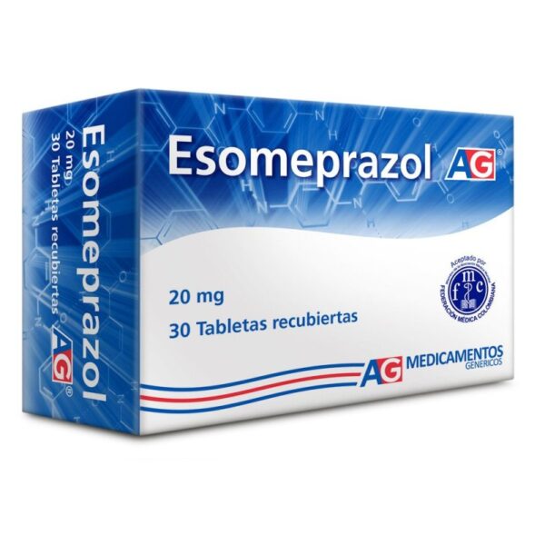 Esomeprazol 20 Mg 30 Tabletas