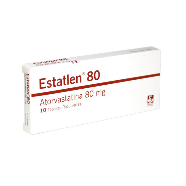 Estatlen 80 Mg 10 Tabletas