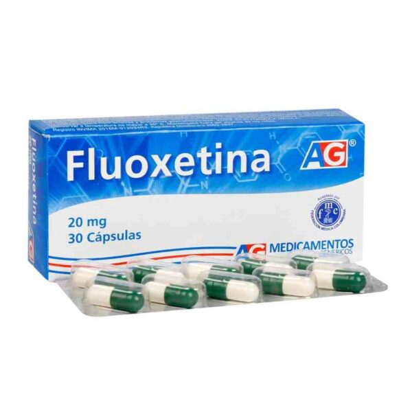 Fluoxetina 20 Mg 30 Capsulas Ag