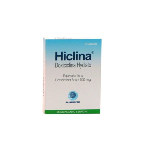 Hiclina 100 Mg 10 Capsulas