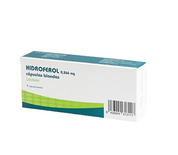 Hidroferol 0.266 Mg 1 Capsulas Blandas