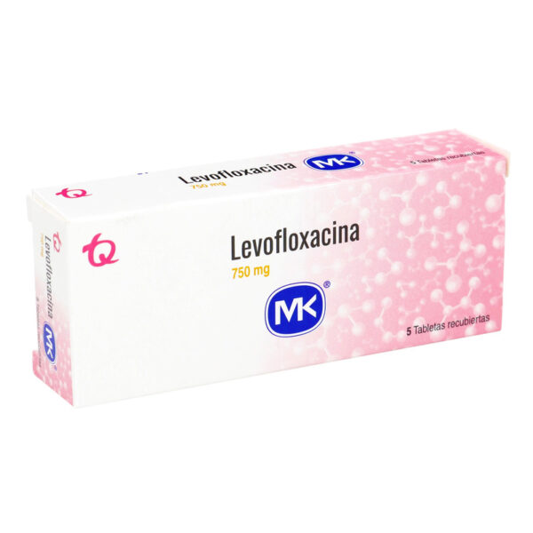 Levofloxacina 750 Mg 5 Tabletas Mk
