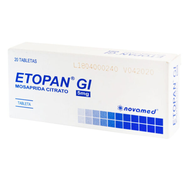 Etopan Gl 5 Mg 20 Tabletas