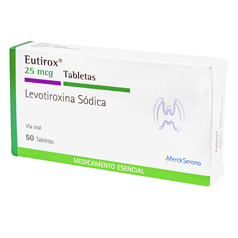 Eutirox 25 Mcg 50 Tabletas