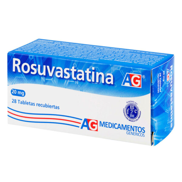 Rosuvastatina 20 Mg 28 Tabletas Ag