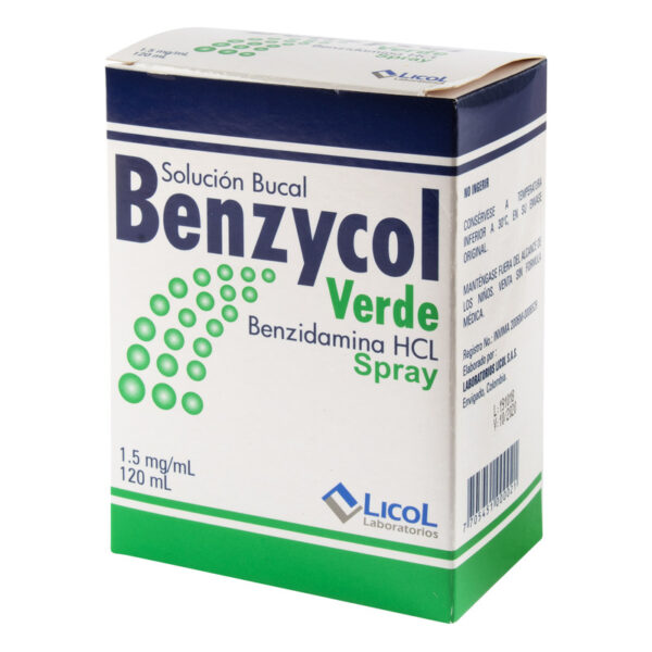 Benzycol Spray Verde 120 Ml