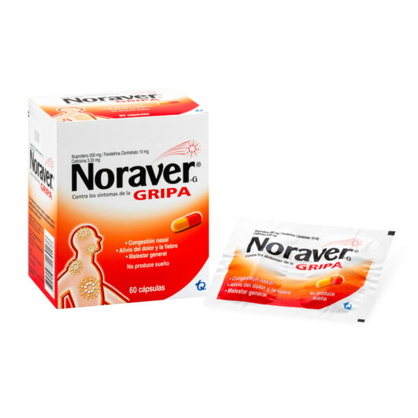 Noraver G Contra La Gripa 60 Capsulas