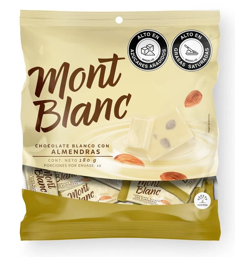 Chocolates Mont Blanc Mini Bolsas 20 Und