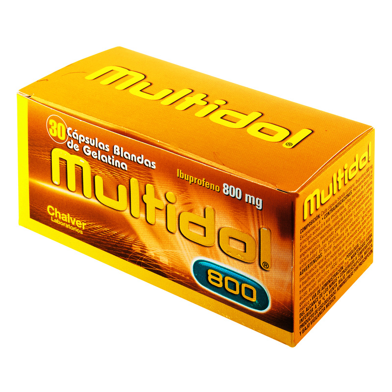 Multidol 800 Mg 30 Cap.Blanda Gelatinosa