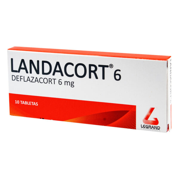 Landacort Deflazacort 6 Mg 10 Tabletas