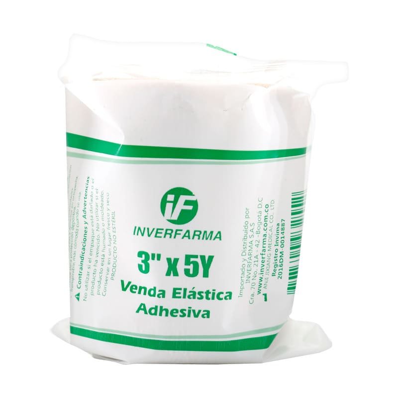 VENDA ELASTICA ADHESIVA 5X5 YARDAS PIEL