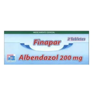 finapar (albendazol) 200 mg 2 tabletas