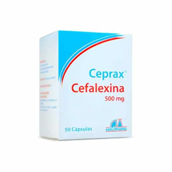 ceprax (cefalexina) 500 mg 50 capsula