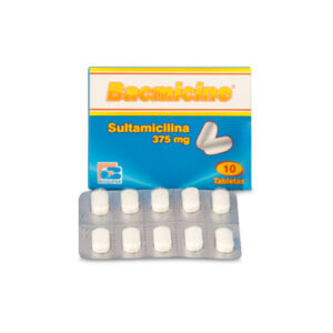 bacmicine (sultamicilina) 375 mg 10 tabletas