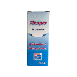 finapar 400 mg (albendazol) 20 ml suspension