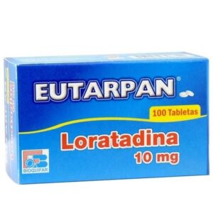 eutarpan (loratadina) 10 mg 100 tabletas