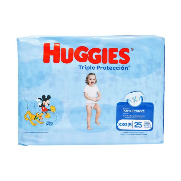Pañal Huggies Triple Proteccion Etapa XXG 25 Unidades
