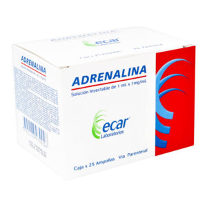 adrenalina 1 ml 25 ampollas ec
