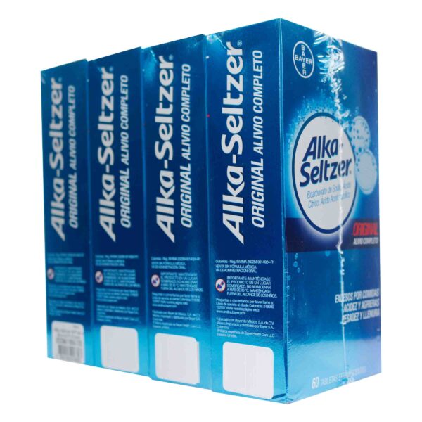 alka seltzer original 60 4 un tabletas precio especial