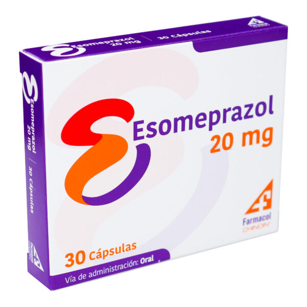 esomeprazol 20 mg 30 capsulas