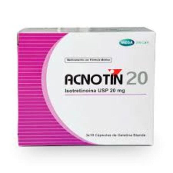 Acnotin 20 Mg 30 Capsulas