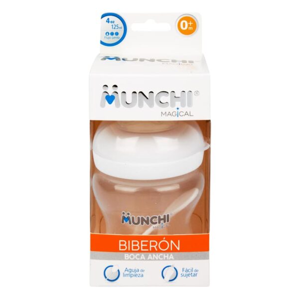 Biberon Munchi MAgical boca AnChampu Flujo Lento 4 oz