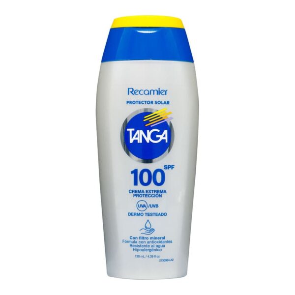 Bloqueador Tanga spf 100 adultos Crema 130 ml