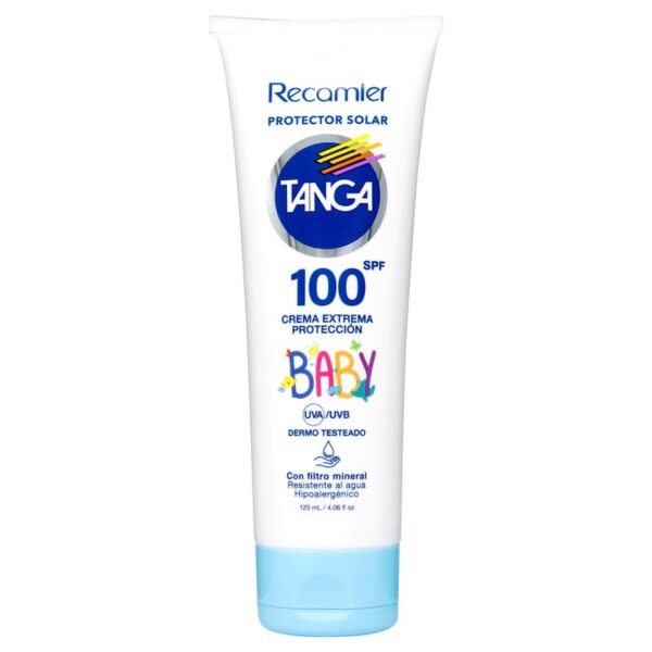 Bloqueador Tanga spf 100 baby Crema 120 ml