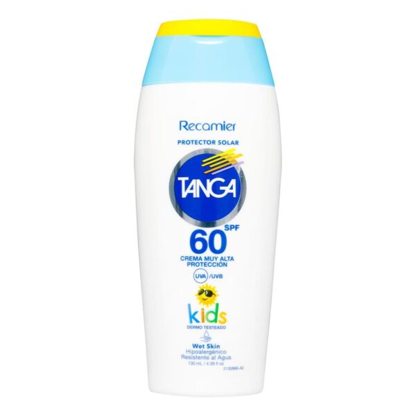 Bloqueador Tanga spf 60 kids wet skin 130 ml