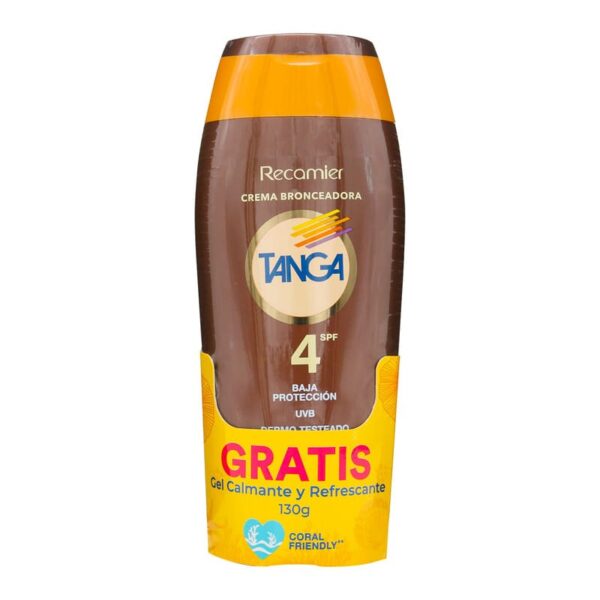 Bronceador Tanga Crema spf 4 220ml+after Gel  130ml