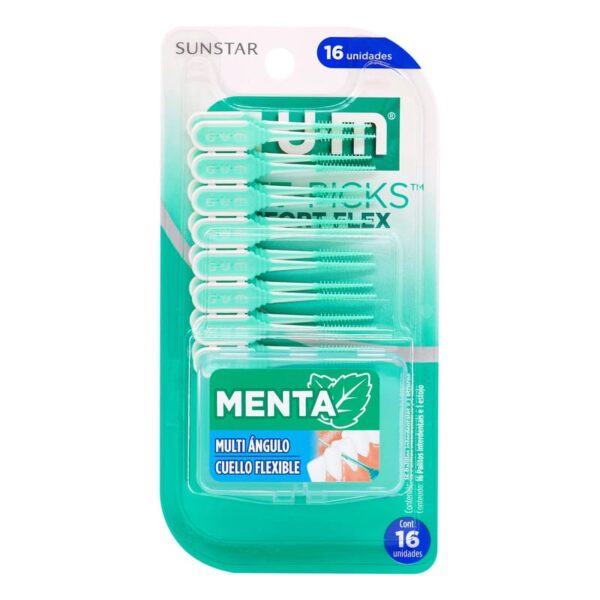 Cepillo Inter Dental Gum Confort Flex Menta 16 Unidades
