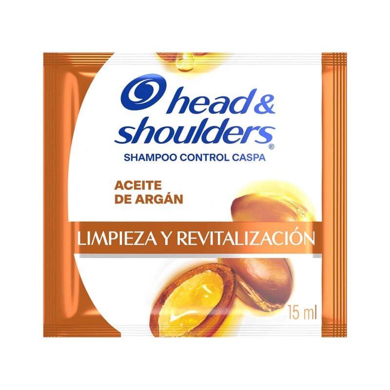 CHAMPU HEAD SHOULDERS LIMPIEZA REVITALIZACION 12 SOBRES 15 ML