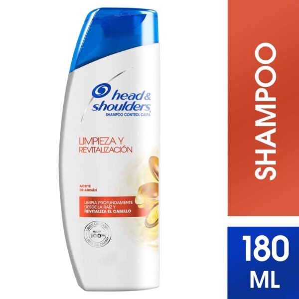 Champu Head Shoulders Limpieza Revitalizacion 180 ml