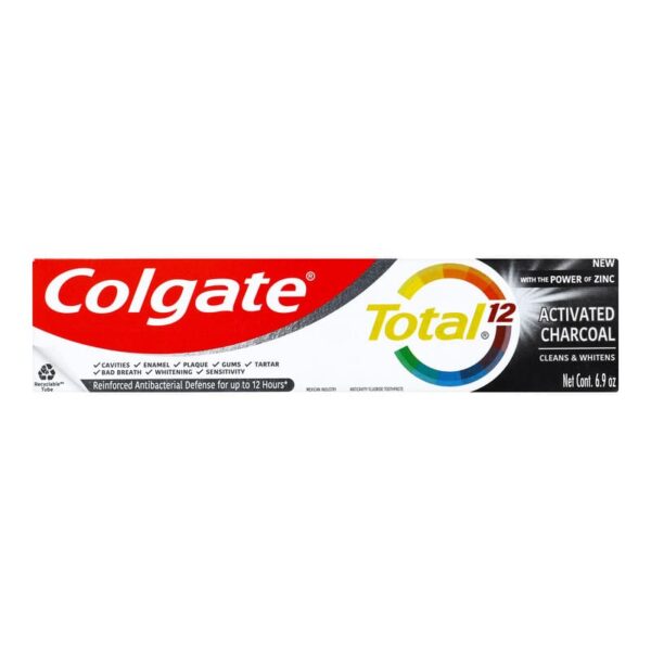 Crema Colgate Total 12 Carbon Activado 150 Ml