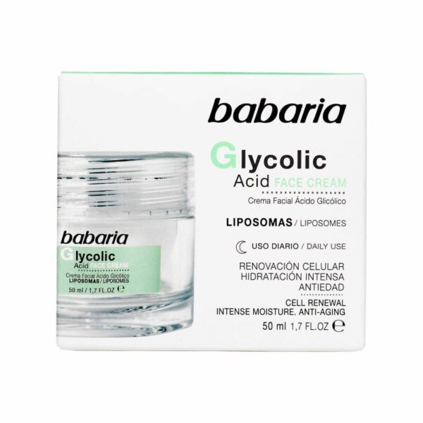 Crema facial Babaria glycolic acid 50 ml
