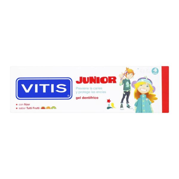 Crema Dental Vitis Junior Gel  75 Ml