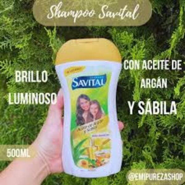 Champu savital argan y sabila 510 ml