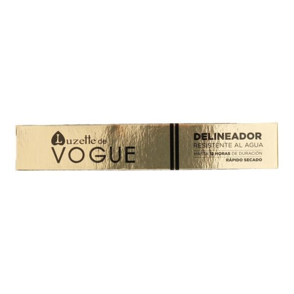 Delineador Resistente Al Agua Luzette Vogue Negro 8 Gr