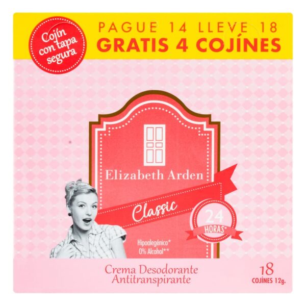 Desodorante Ea 14 Sobres  Clasic Con Tapa 12 Gr Gratis 4