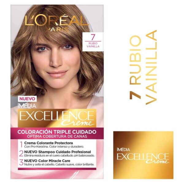 Excellence Creme Kit 7 Rubio Vainilla